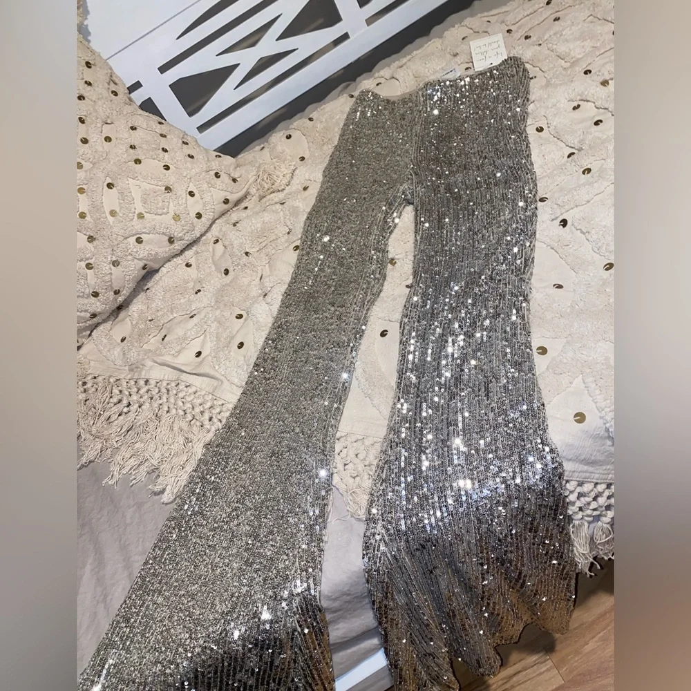 NWT FP x Show Me Your Mumu Mercury Bells Flare Pants - Picture 13 of 13